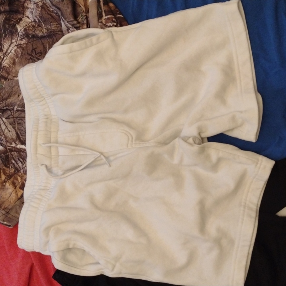 Fleece shorts drawstring Sz S